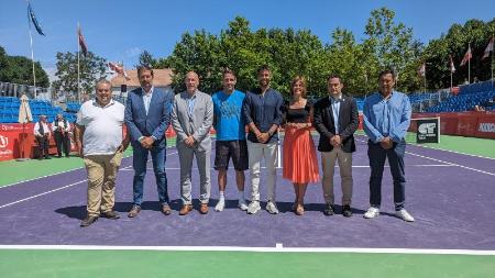 Imagen El XXXVII Open Castilla y León Villa de El Espinar de Tenis celebra su inauguración oficial en presencia de varios miembros de la corporación